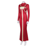 Madam Web Adult Women Cosplay Costume Printed Dress Fancy Outfit Halloween Carnival Suit